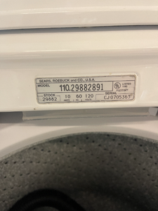 Kenmore Washer and Gas Dryer Set - 4628 - 4549