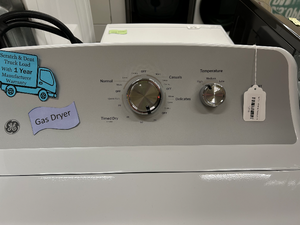 GE 7.2 cu ft White Gas Dryer - 7035