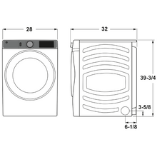 Load image into Gallery viewer, Brand New GE 7.8 cu. ft. Electric Dryer - GFD85ESPNRS
