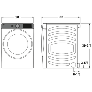 Brand New GE 7.8 cu. ft. Electric Dryer - GFD85ESPNRS