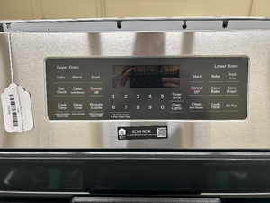 GE 6.8 cu ft Stainless Steel Double Oven Gas Stove - 7062