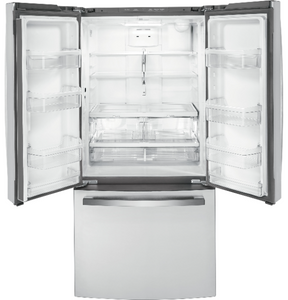 Brand New GE 18.6 Cu. Ft. Counter-Depth French Door Refrigerator - GWE19JYLFS