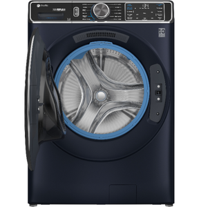 Brand New GE Profile 5.3 cu. ft. Sapphire Blue Front Load Washer - PFW870SPVRS