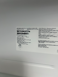 Frigidaire 20 cu ft Upright Freezer - 7262