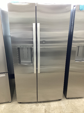 Load image into Gallery viewer, (T08964) GE 27.9 cu ft Side by Side Stainless Refrigerator  -8964
