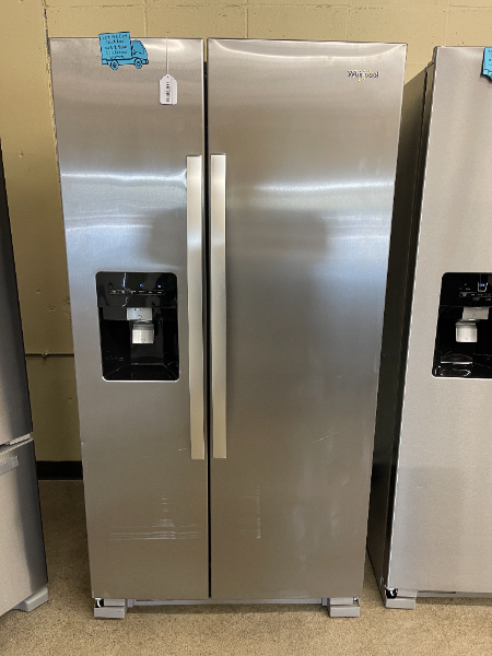 Whirlpool - 24.6 Cu. Ft. Side-by-Side Stainless Refrigerator - 6283
