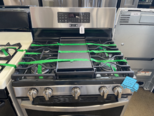Load image into Gallery viewer, GE Profile 30 in. 6.8 cu. ft. Stainless Double Oven Gas Stove - 5947
