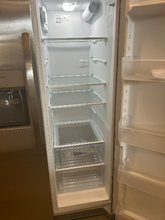 Load image into Gallery viewer, Frigidaire 25.6 cu ft Stainless Side by Side Refrigerator - 7261
