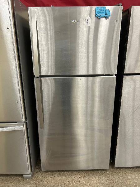 Whirlpool 18.2 cu ft Stainless Steel Refrigerator - 7656