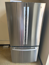 Load image into Gallery viewer, GE 18.6 cu ft Stainless Steel French Door Refrigerator - 7324
