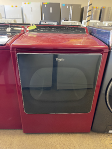 Whirlpool Cabrio Red Washer and Electric Dryer Set - 4721 - 3793