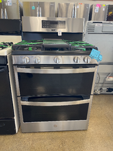Load image into Gallery viewer, GE Profile 30 in. 6.8 cu. ft. Stainless Double Oven Gas Stove - 5947
