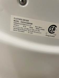 Samsung 7.5 cu ft Electric Dryer - 4485