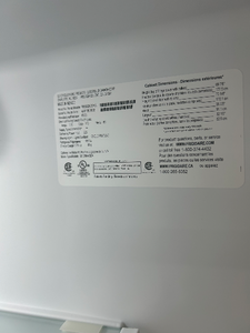 Frigidaire 25.6 cu ft Stainless Side by Side Refrigerator - 7261