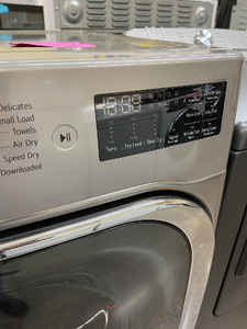 LG 9.0 Black Electric Dryer - 4464