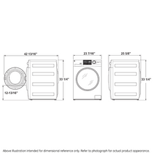 Load image into Gallery viewer, Brand New GE 24 in All in One Washer and Electric Dryer Set - GFQ14ESSNWW
