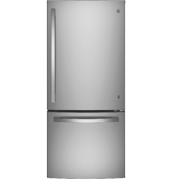 Brand New GE 20.9 CU. FT. BOTTOM-FREEZER REFRIGERATOR - GBE21DYKFS