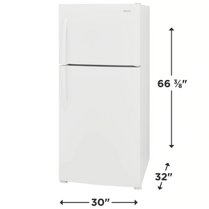 Brand New Frigidaire 20.0 Cu. Ft. White Top Freezer Refrigerator - FFHT2022AW