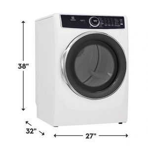 Brand New Front Load Gas Dryer 8.0 Cu. Ft. - ELFG7537AW