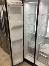 Load image into Gallery viewer, (T08962) GE 27.7 cu ft Stainless Side by Side Refrigerator  -8962
