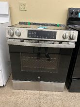 Load image into Gallery viewer, GE Stainless Slide-In Electric Stove - 6879
