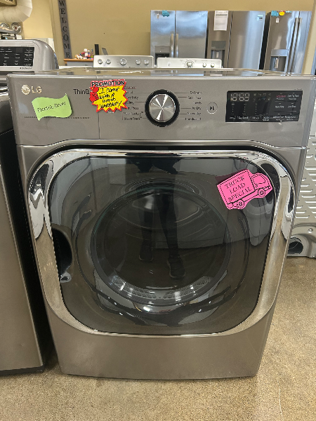 LG 9.0 Black Electric Dryer - 4464