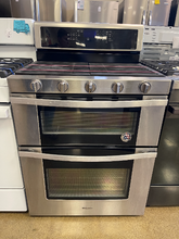 Load image into Gallery viewer, Whirlpool Stainless Double Oven Gas Stove - 3964
