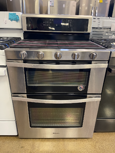 Whirlpool Stainless Double Oven Gas Stove - 3964