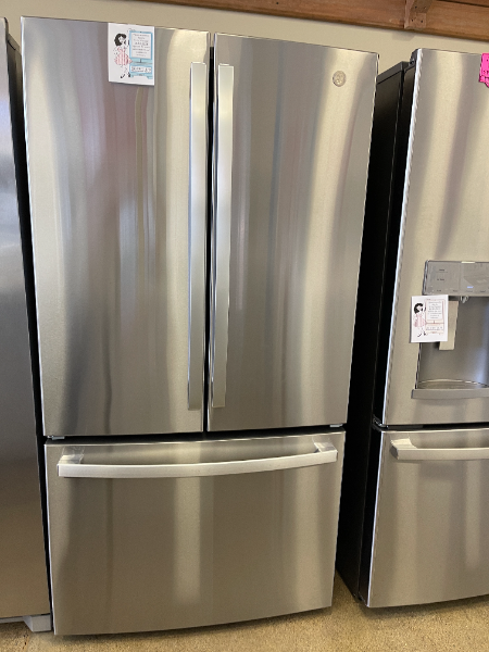 GE 27.0 cu ft Stainless French Door Refrigerator - 3850