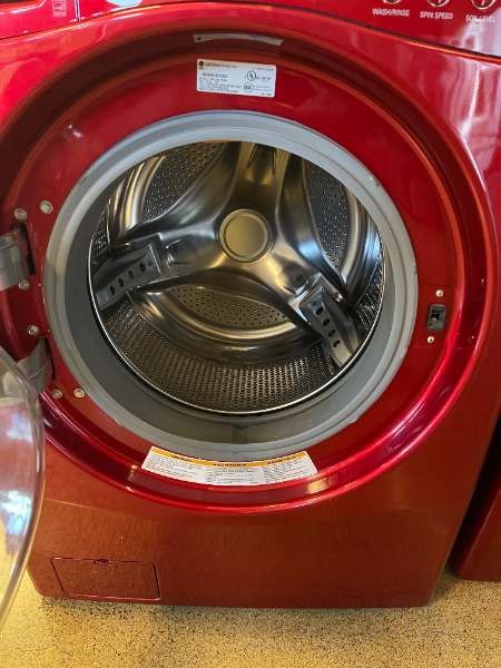 LG Red Front Load Washer and Gas Dryer Set - 5192 - 5084