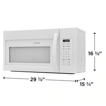 Load image into Gallery viewer, Brand New Frigidaire 1.8 Cu. Ft. White OTR Microwave - FMOS1846BW
