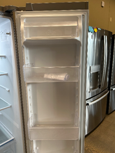 Load image into Gallery viewer, Frigidaire 25.6 cu ft Stainless Side by Side Refrigerator - 7221
