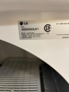 LG Electric Dryer - 4942