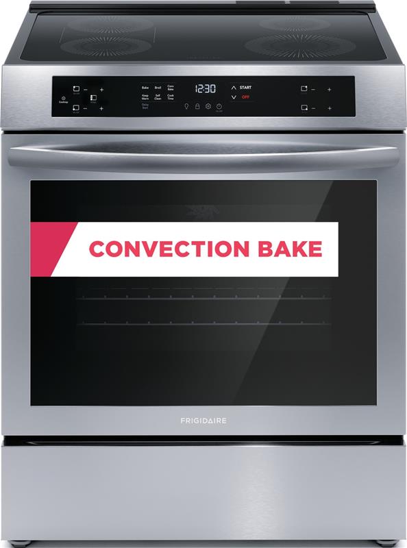 Brand New Frigidaire 30 in Induction Stove with Convection Bake - FCFI3083AS