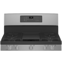 Load image into Gallery viewer, Brand New GE Stainless Convection &amp; Air Fry Gas Stove - JGB735SPSS
