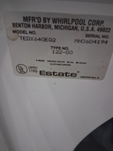 Load image into Gallery viewer, Estate Electric Dryer - 8363
