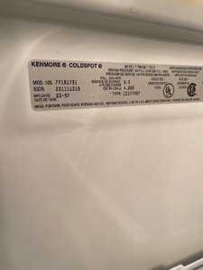 Kenmore Refrigerator - 5781