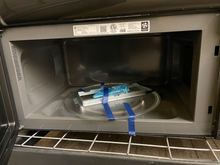 Load image into Gallery viewer, GE Profile 2.1 cu ft Stainless Microwave - 3859
