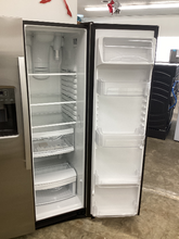 Load image into Gallery viewer, (T08963) GE 25.3 cu ft Stainless Side by Side Refrigerator  -8963
