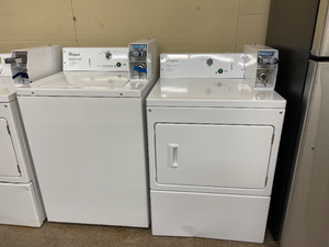 Whirlpool Coin Op Washer and Electric Dryer Set - 5172 - 5174