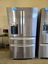 Load image into Gallery viewer, Whirlpool 26.2 cu ft 4 Door Stainless Steel French Door Refrigerator - 7625
