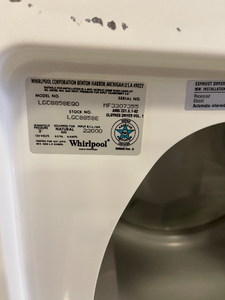 Whirlpool Washer and Gas Dryer Set - 5558 - 5559