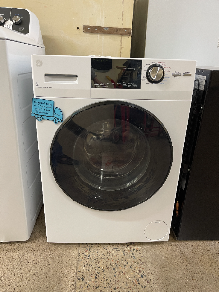 GE 2.4 cu ft Front Load Washer and Electric Dryer Set - 5113