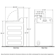 Load image into Gallery viewer, Brand New GE Profile Washer - PTW600BSRWS
