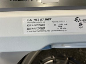 Samsung Washer & Electric Dryer Set - 4459 - 7539