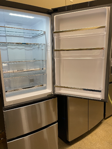 GE - 11.9 Cu. Ft. Stainless Bottom Freezer Refrigerator - 5967