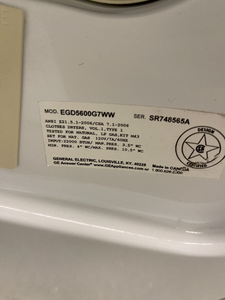GE Gas Dryer - 4059