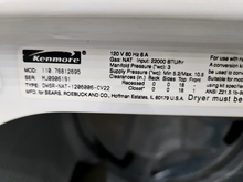 Load image into Gallery viewer, Kenmore Gas Dryer - 8062
