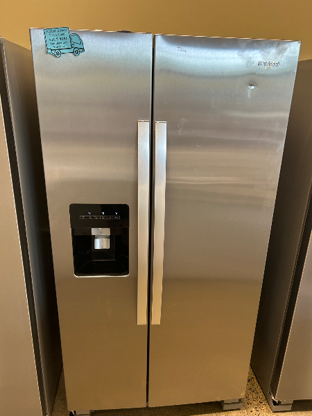 Whirlpool - 24.6 Cu. Ft. Side-by-Side Stainless Refrigerator - 6282
