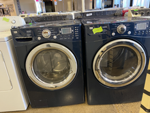 Load image into Gallery viewer, LG Blue Front Load Washer and Electric Dryer Set - 4336 - 4335
